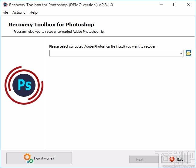 Recovery Toolbox for Photoshop下载,PSD文件修复软件