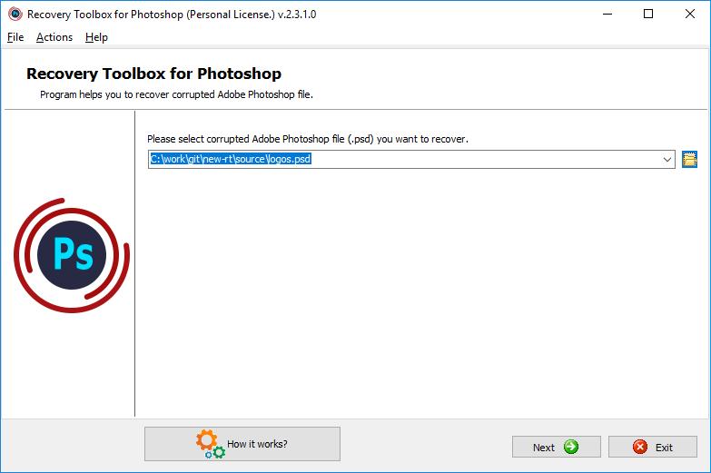 Recovery Toolbox for Photoshop下载,PSD文件修复软件