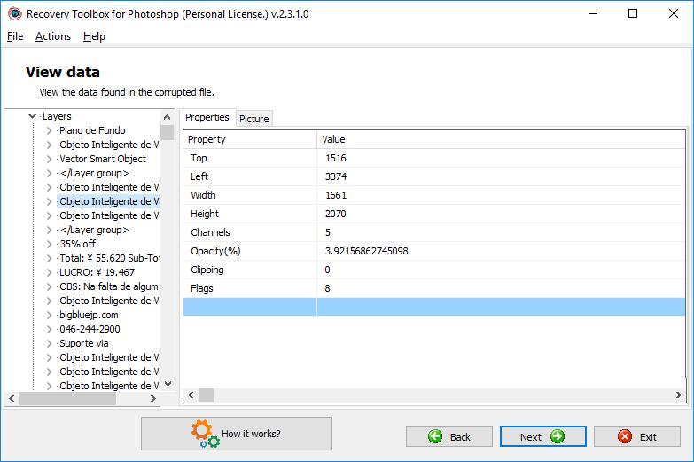 Recovery Toolbox for Photoshop下载,PSD文件修复软件